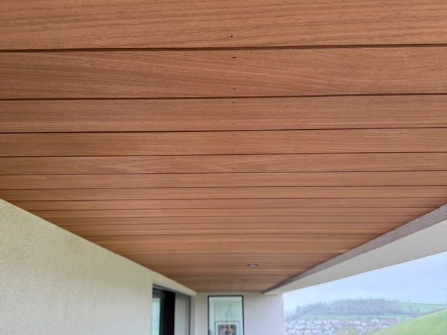 Hardwood Ayous ThermoTimber cladding